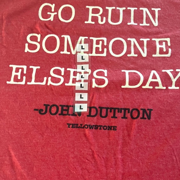YELLOWSTONE TV Series John Dutton T-shirt Size L NEW - Picture 2 of 4